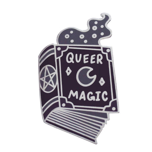 Magic Brooch Shadow Book Badge Gothic Art Accessories